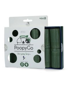 HO PoopyGo Eco écologique 120 pcs. (8x15 pcs.), avec odeur de lavande, vert