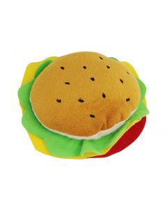 Pawise "Yummy" Burger en peluche, 12cm | Jouet pour chiens
