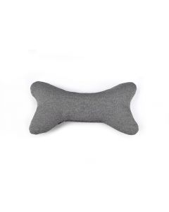 JS Alpha jouet pour chien os, gris - 25x13x6cm