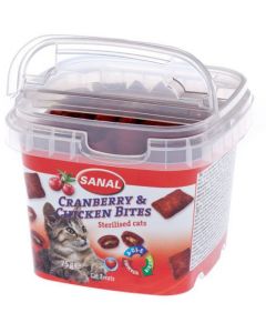 AF Sanal Cranberry Bites - 75g | snack pour chats