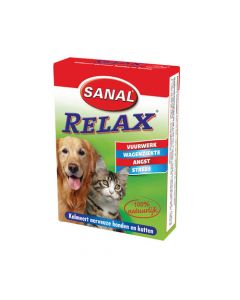 AF Sanal Relax anti-stress, dog+cat - 15 comprimés
