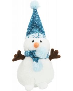 Trixie Xmas Bonhommes de neige avec bonnet, en peluche - 20cm | jouet pour chiens