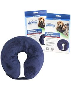 Pawise Collier de protection, gonflable - taille S-L | pour chiens