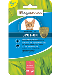 PV Bogaprotect Spot-On anti tiques et anti puces pour chats
