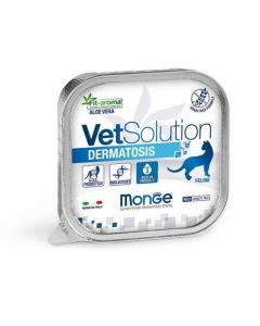 DE Monge Vet Solution Feline, Dermatosis - 24 x 100g | Nourriture humide
