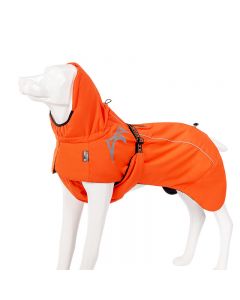 Manteau d'hiver pour chiens "Ice" - orange 
