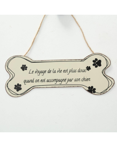 BO Plaque en fer-blanc "Le Voyage de la Vie" 30 x 11,5cm