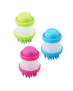 Pawise "Pet Washer" brosse avec récipient de shampooing, assorti