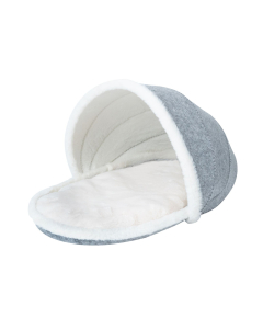 Pawise caverne pour chats "John Shoe", gris-beige