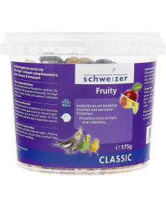 Schweizer Dessert oiseaux d’ornement "Fruity" - 6x175g