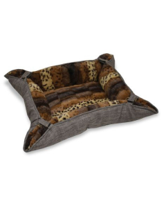 DE Hunde- + Katzenbett Kasan, leopard