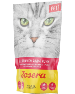 Josera Paté Goulash de boeuf et de poulet - 16 x 85 g | Aliments humides pour chats