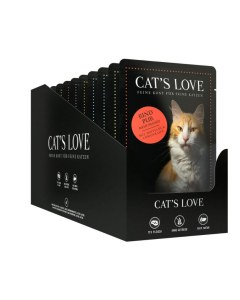 DE Cat‘s Love Multipack-Mix, 12x85g | Nourriture humide pour les chats