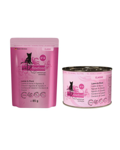 ‌DE catz finefood Classic No. 19, agneau & cheval | Nourriture humide pour chats