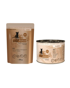 ‌DE catz finefood Classic No. 9 avec gibier | Nourriture humide pour chats