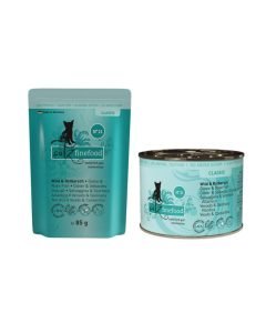 ‌DE catz finefood Classic No. 21 gibier & rascasse | Nourriture humide pour chats