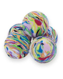 Pawise "Crazy Marble" balle en mousse pour chats, colorée - 1 pc.