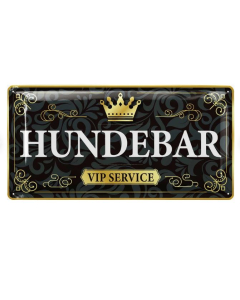 Dekoschild "Hundebar - VIP Service" - 34x17cm