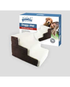 Pawise Escalier pour chiens "Doggy Step" marron-beige - 35x45x30cm