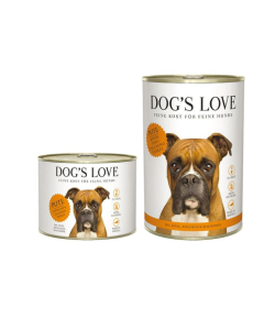 DE Dog‘s Love Classic Adult dinde, pomme, courgette & huile de noix | Nourriture humide