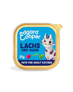 Edgard & Cooper Feline ADULT MSC-Saumon + Poulet avec canneberges - 16x85g - petcenter.ch