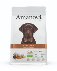 Amanova Dog Adult Large - Exquisite Chicken Low Grain - Poulet