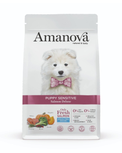 Amanova Puppy Sensitive - Salmon Deluxe Grain Free - Saumon 