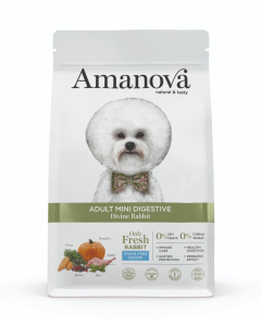 PV Amanova Dog Adult Mini Digestive - Divine Rabbit Grain Free - Lapin