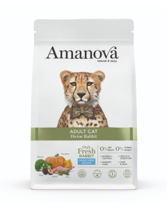 Amanova Cat Adult - Divine Rabbit Grain Free - Lapin divin 