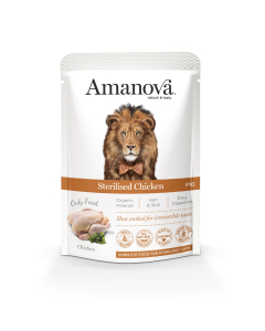 Amanova Cat Adult Sterilised - Chicken Grain Free - Poulet