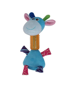 Pawise Puppy Long Neck Girafe, bleu, 26cm | Pour chiens