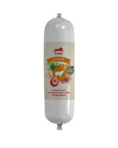 Leiky Saucisse pour chien, agneau - 700g | Nourriture humide pour chien 