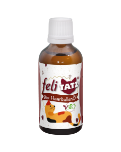 cdVet feliTATZ Bio-HaarballenÖl, 50 ml ‌| Ergänzungsfuttermittel für Katzen