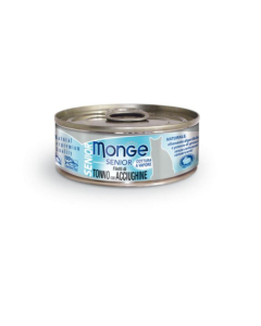 DE Monge Natural Superpremium Jelly Senior - Thon & Anchois, 24 x 80g | pour chats 