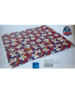 Croci Tapis réfrigérant TROPICAL, multicolore avec fleurs