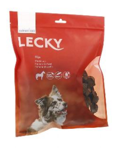 LECKY Flips de poumon de cheval, 6x200g | Délicatesse pour les chiens