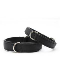 Maul Collier en cuir Classic Premium noir 