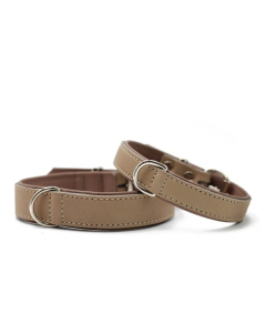 Maul Collier en cuir Classic Premium taupe