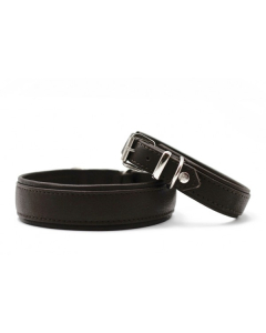 Maul Collier en cuir Classic Doux noir