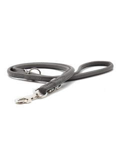 Maul Laisse en cuir cousu rond gris, 2m