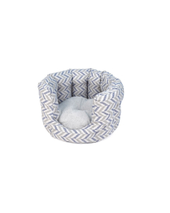 JS Delta lit pour chat, blanc/gris/blue - 55cm