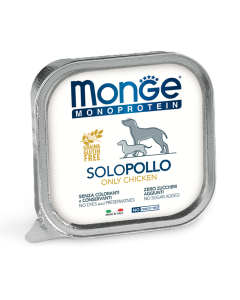 DE Monge Speciality Line monoprotéine Paté - Poulet, 24 x 150g | Nourriture pour chiens