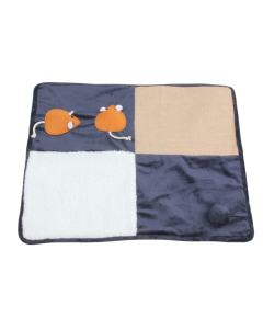 Pawise Tapis de jeu, beige/blanc/gris - 57x50cm | pour chats