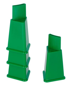 Kerbl Pieds supports pour abreuvoir en plastique, 4 pièces, vert | pour volaille