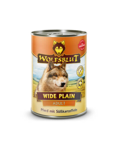 WOLFSBLUT NASSFUTTER Wide Plain mit Pferdefleisch und Süsskartoffeln