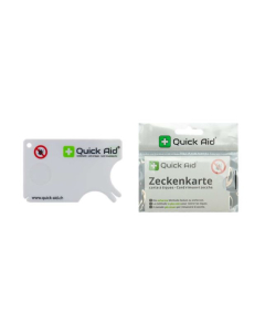 JS Quick Aid carte de retrait de tique, blanc