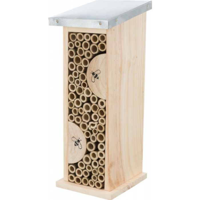 Trixie Hôtel pour abeille, en bois d'écorce, 11x30x14 cm 