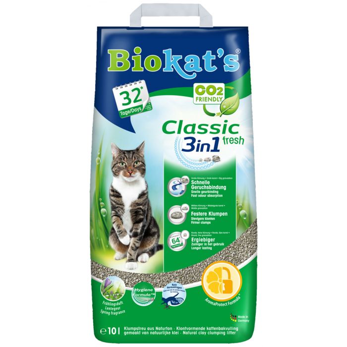 Katzenstreu Biokat’s classic fresh 3in1 - 10kg