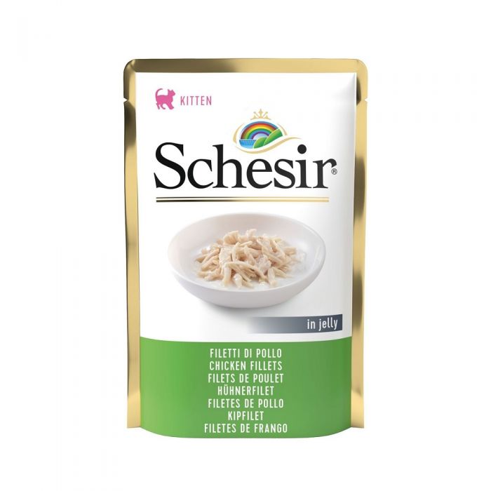 DE Schesir KITTEN Aliment Variations thon et poulet - 20x85g | Aliment complémentaire humide