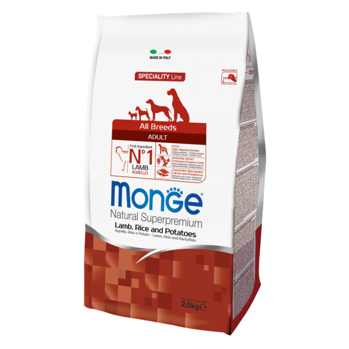 DE Monge Speciality Line Adult ALL BREEDS monoprotéine - Agneau | Nourriture sèche